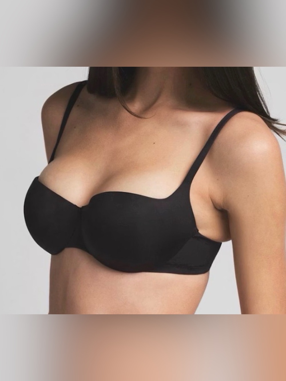 SKIMS Black Molded Underwire Bra